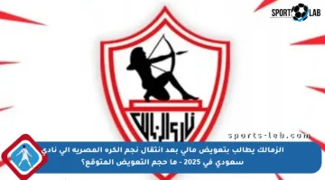 الزمالك يطالب بتعويض مالي بعد انتقال نجم الكرة المصرية إلى نادي سعودي في 2025 – ما حجم التعويض المتوقع؟